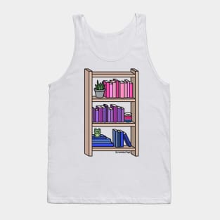 Bisexual Pride Bookcase Tank Top